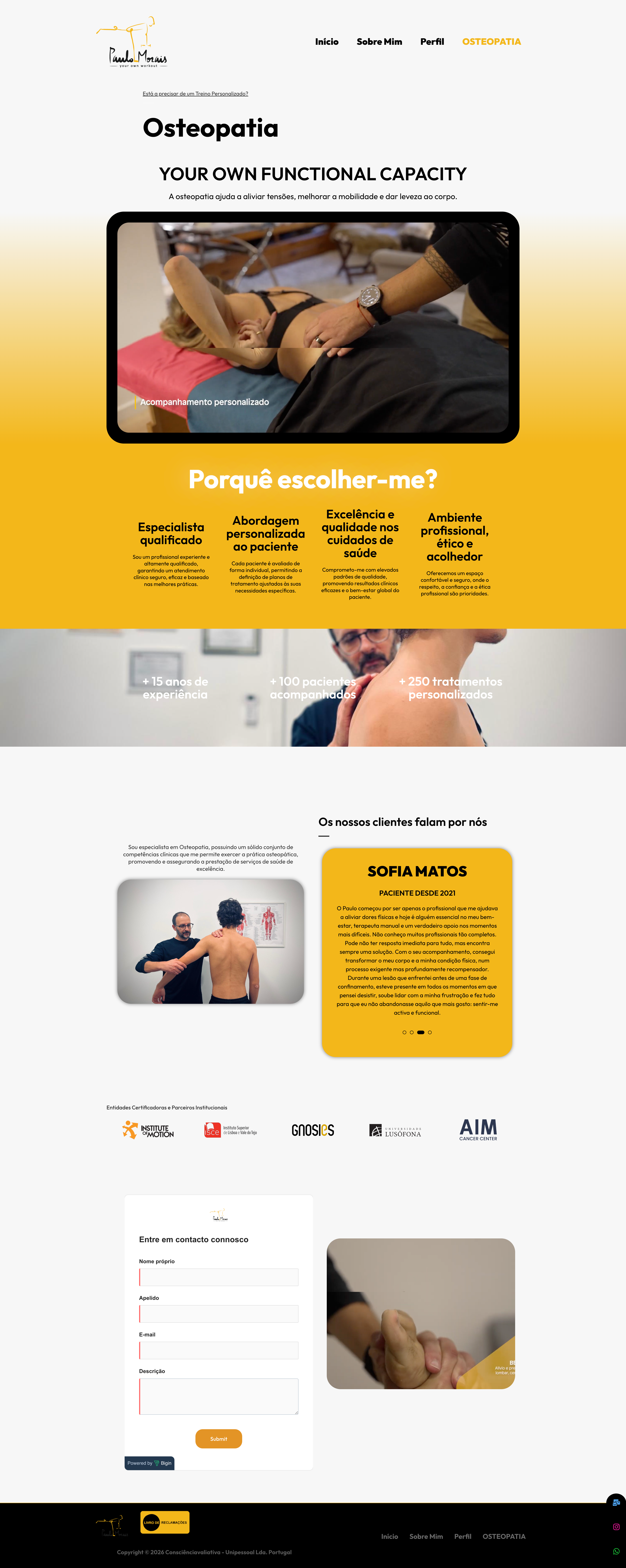 Protótipo: Osteopatia